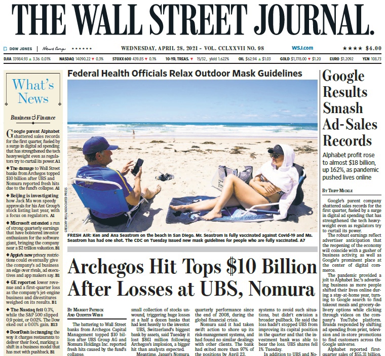 The Wall Street Journal 28.04.2021
