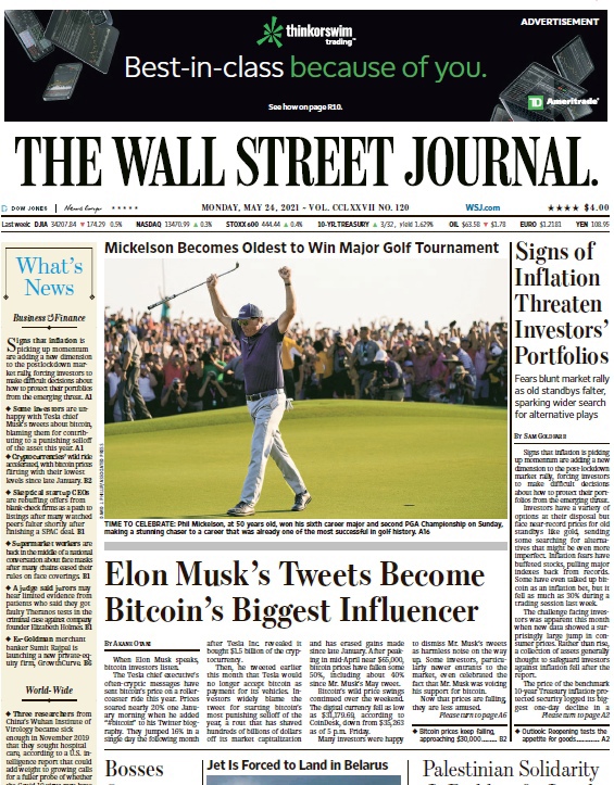 The Wall Street Journal 24.05.2021